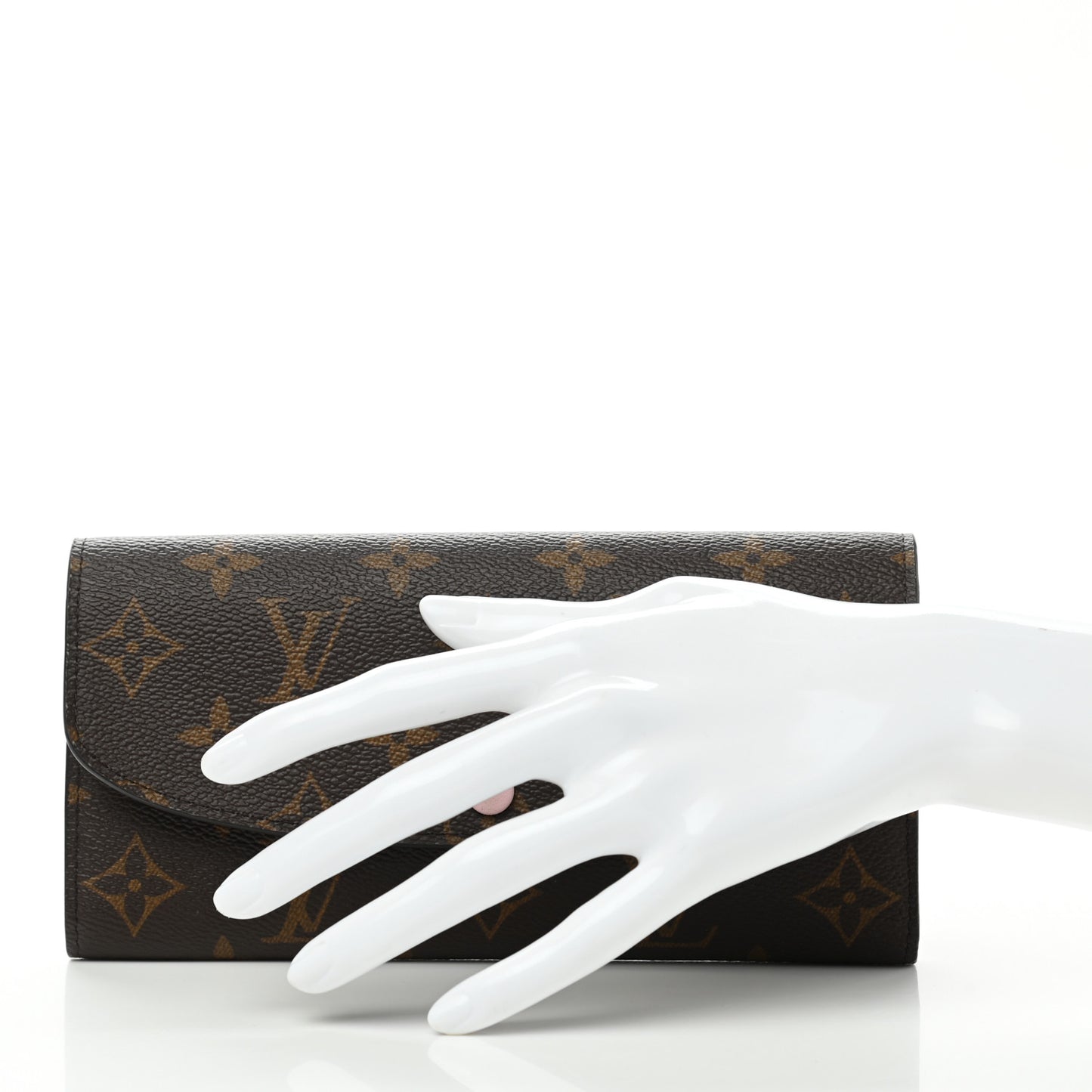 Monogram Emilie Wallet Rose Ballerine