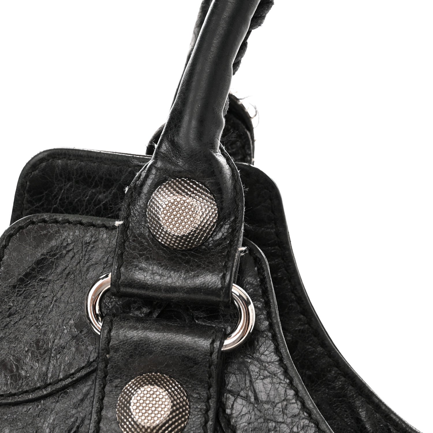 Balenciaga Agneau Giant 21 Silver Hardware Folder Black 13 of 16