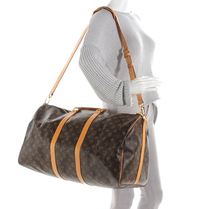Louis Vuitton Monogram Keepall Bandouliere 55 2 of 7