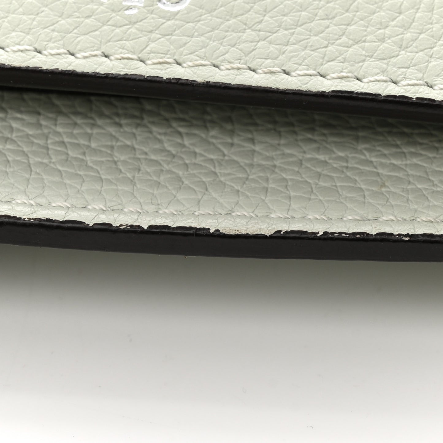 Drummed Calfskin Micro Luggage Lune