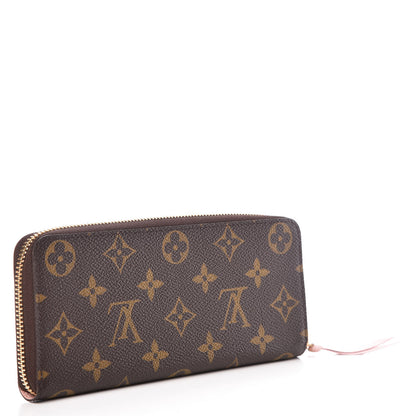Louis Vuitton Monogram Clemence Wallet Rose Ballerine 3 of 7