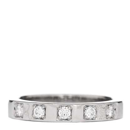 Bulgari Platinum Diamond Marry Me Band Ring  49 4.75 1 of 4