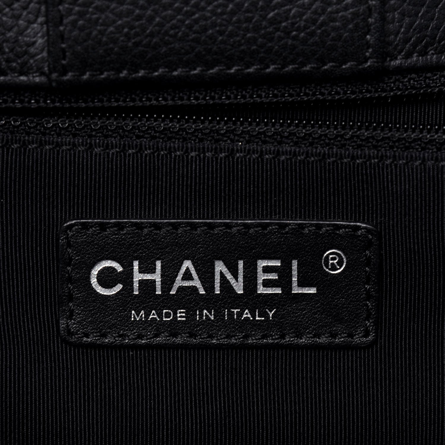 Chanel Calfskin Small Cerf Executive Shopper Tote Black 6 of 22