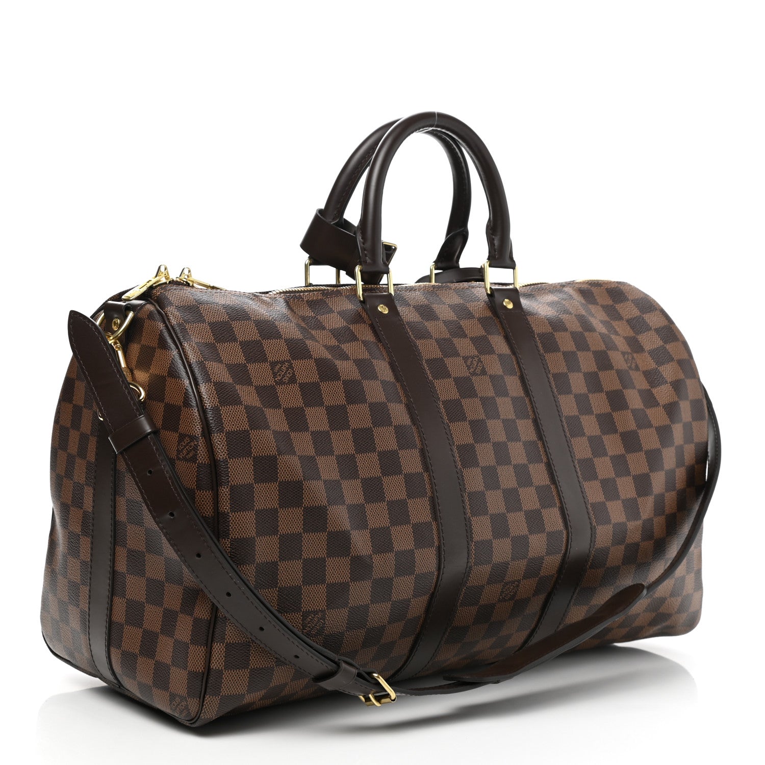 Louis Vuitton Damier Ebene Keepall Bandouliere 45 3 of 9