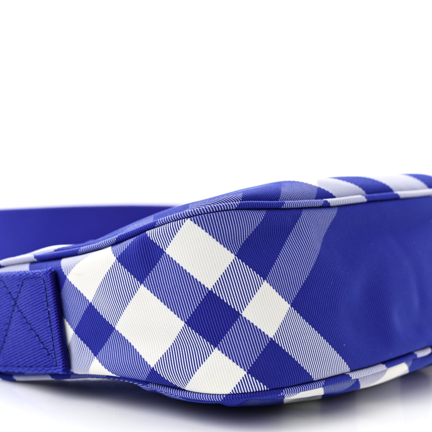 Nylon Check Shield Bum Bag Crossbody Knight