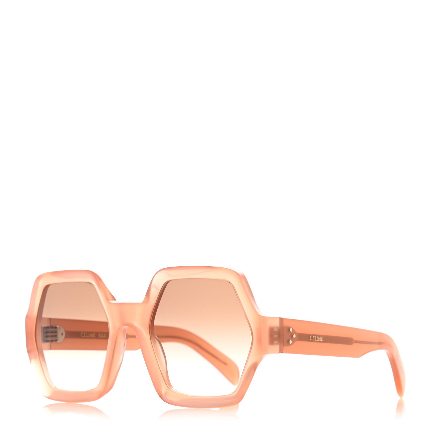Celine Acetate Octagon Polarized Sunglasses CL401311 Pink 1 of 7