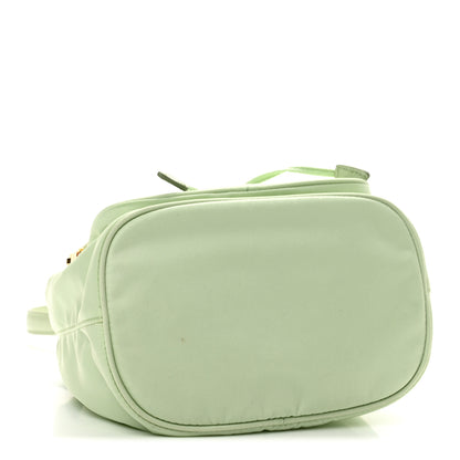 Prada Re-Nylon Saffiano Duet Bucket Crossbody Bag Acqua 4 of 10