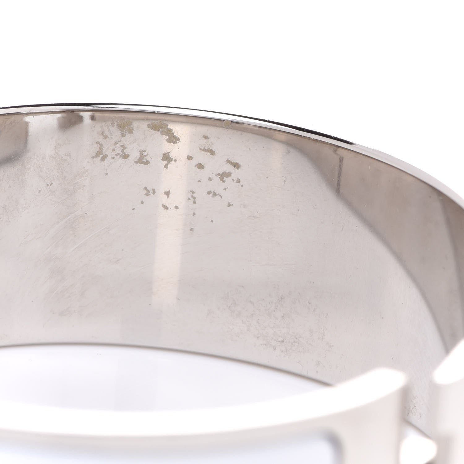 Hermes Enamel Wide Clic Clac H Bracelet PM White 7 of 8