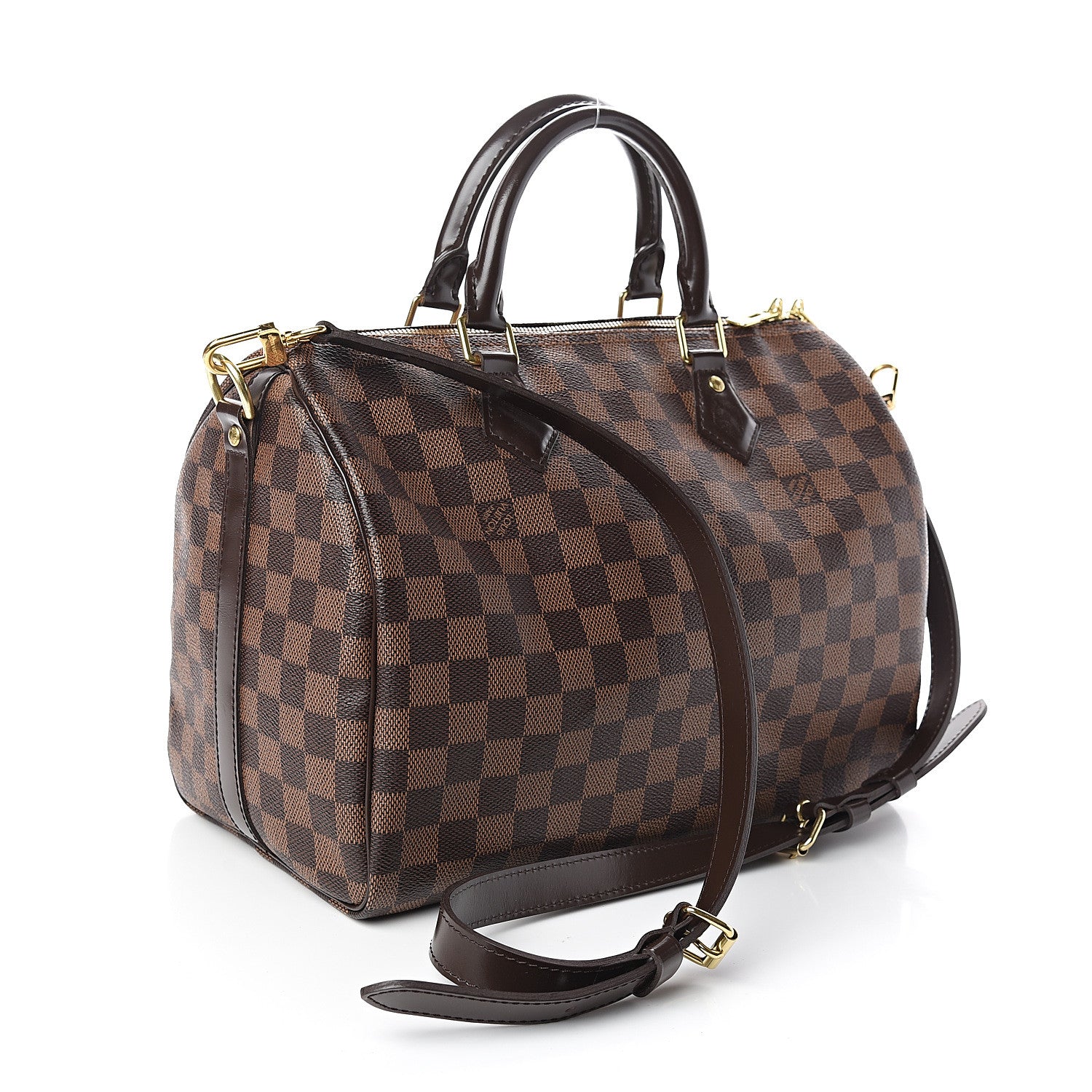 Louis Vuitton Damier Ebene Speedy Bandouliere 30 2 of 10