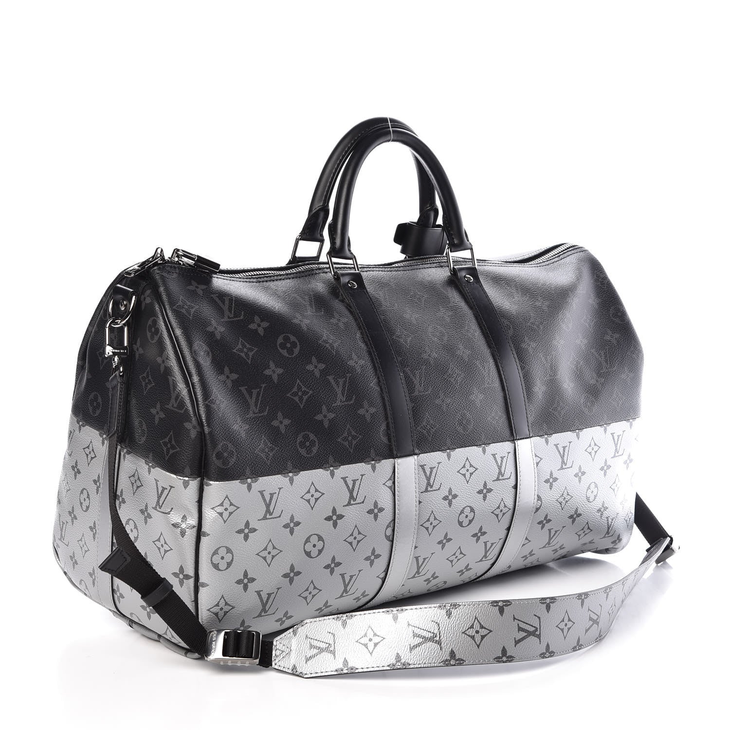 Louis Vuitton Monogram Split Keepall Bandouliere 50 3 of 9