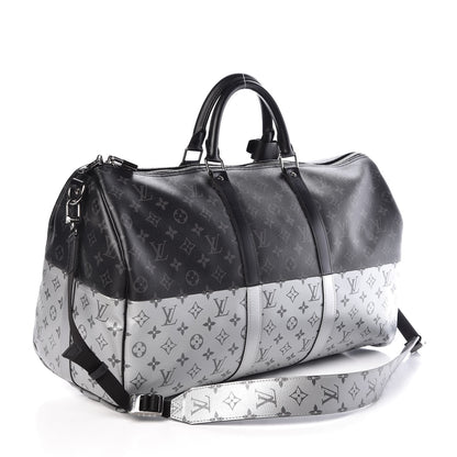 Louis Vuitton Monogram Split Keepall Bandouliere 50 3 of 9