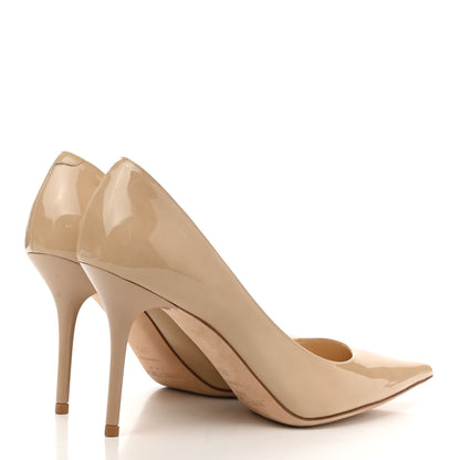 Jimmy Choo Patent Agnes 85 Pumps 37.5 Beige 5 of 9