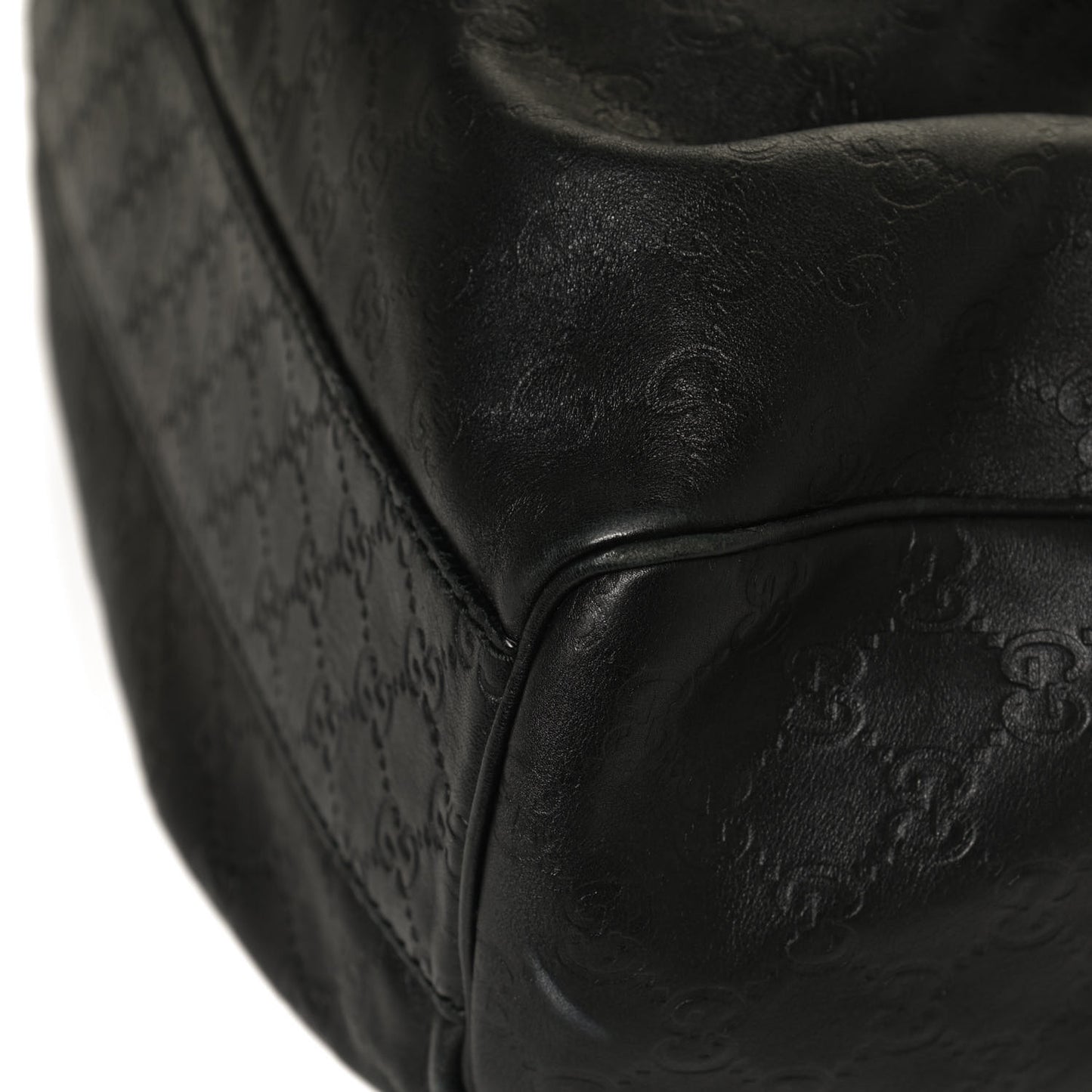 Guccissima Medium Sukey Tote Black