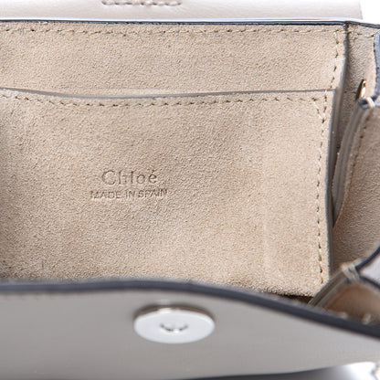 Chloe Suede Calfskin Mini Faye Bracelet Bag Motty Grey 6 of 10