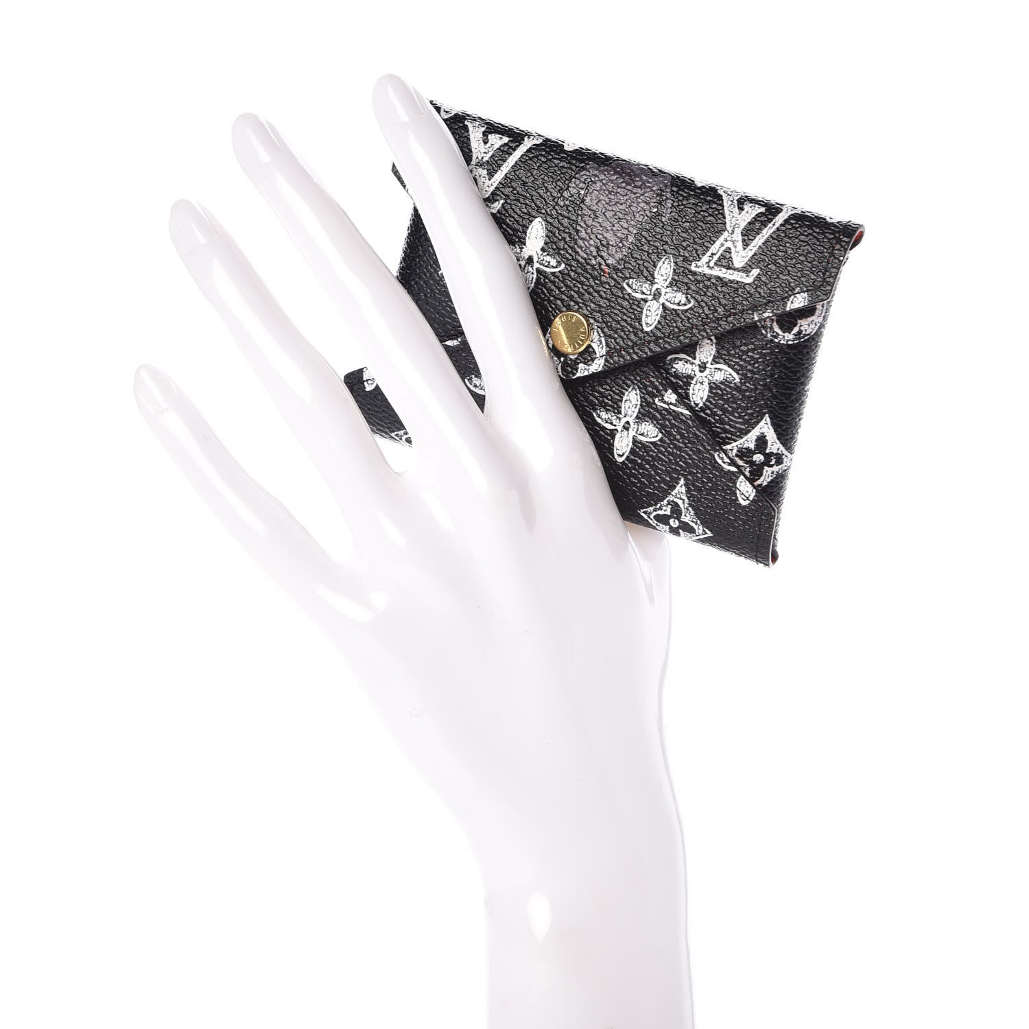 Louis Vuitton Catogram Small Kirigami Pochette Insert Black White 2 of 6