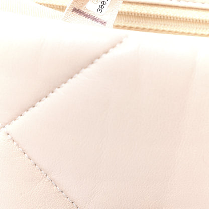Chanel Lambskin Quilted Medium 19 Flap Beige 8 of 10