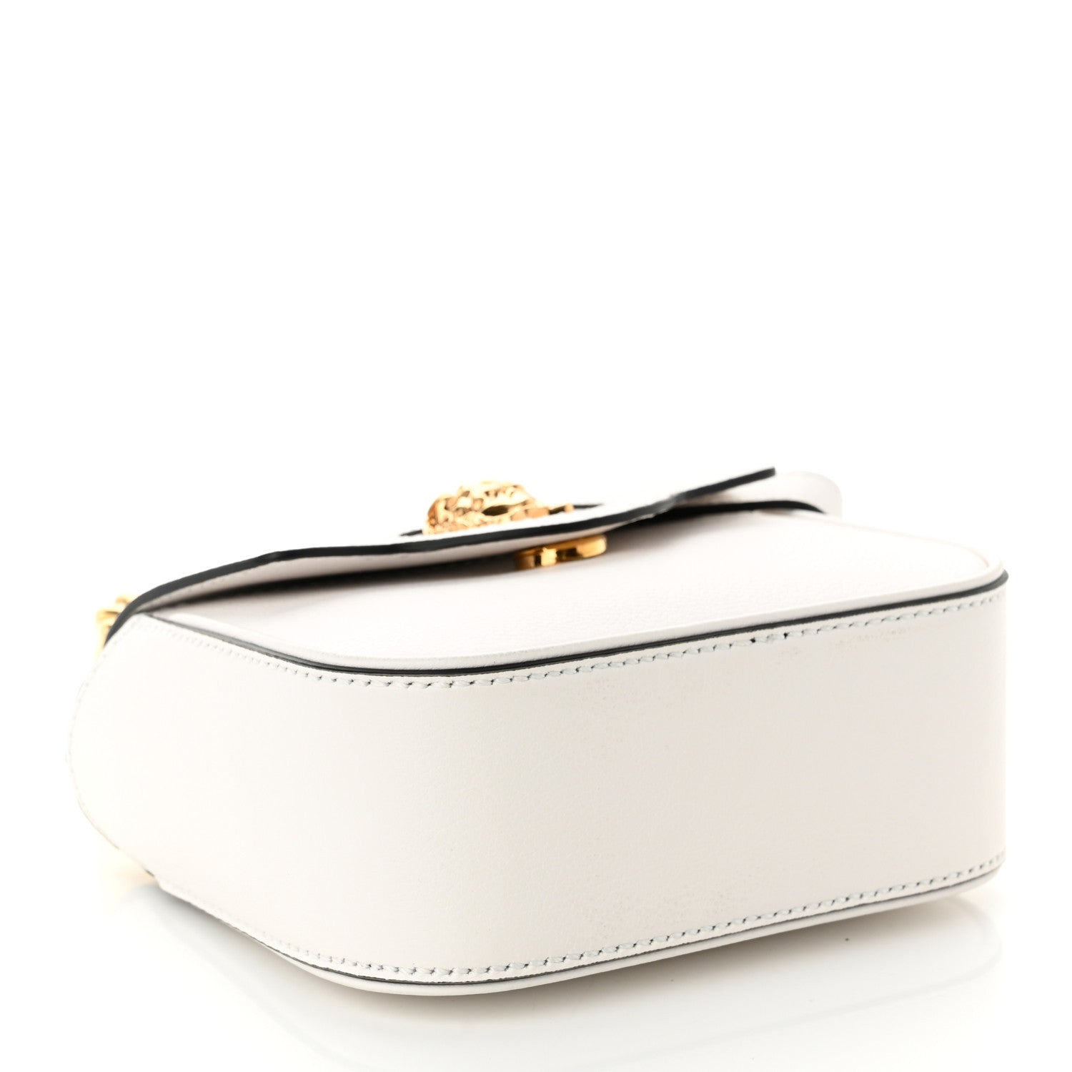 Versace Grained Calfskin Mini La Medusa Bag White 4 of 9