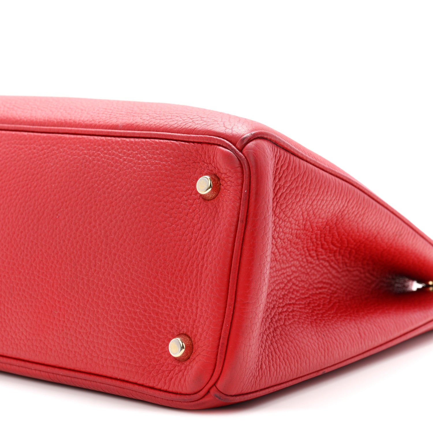 Christian Dior Calfskin Medium Diorissimo Tote Red 10 of 12