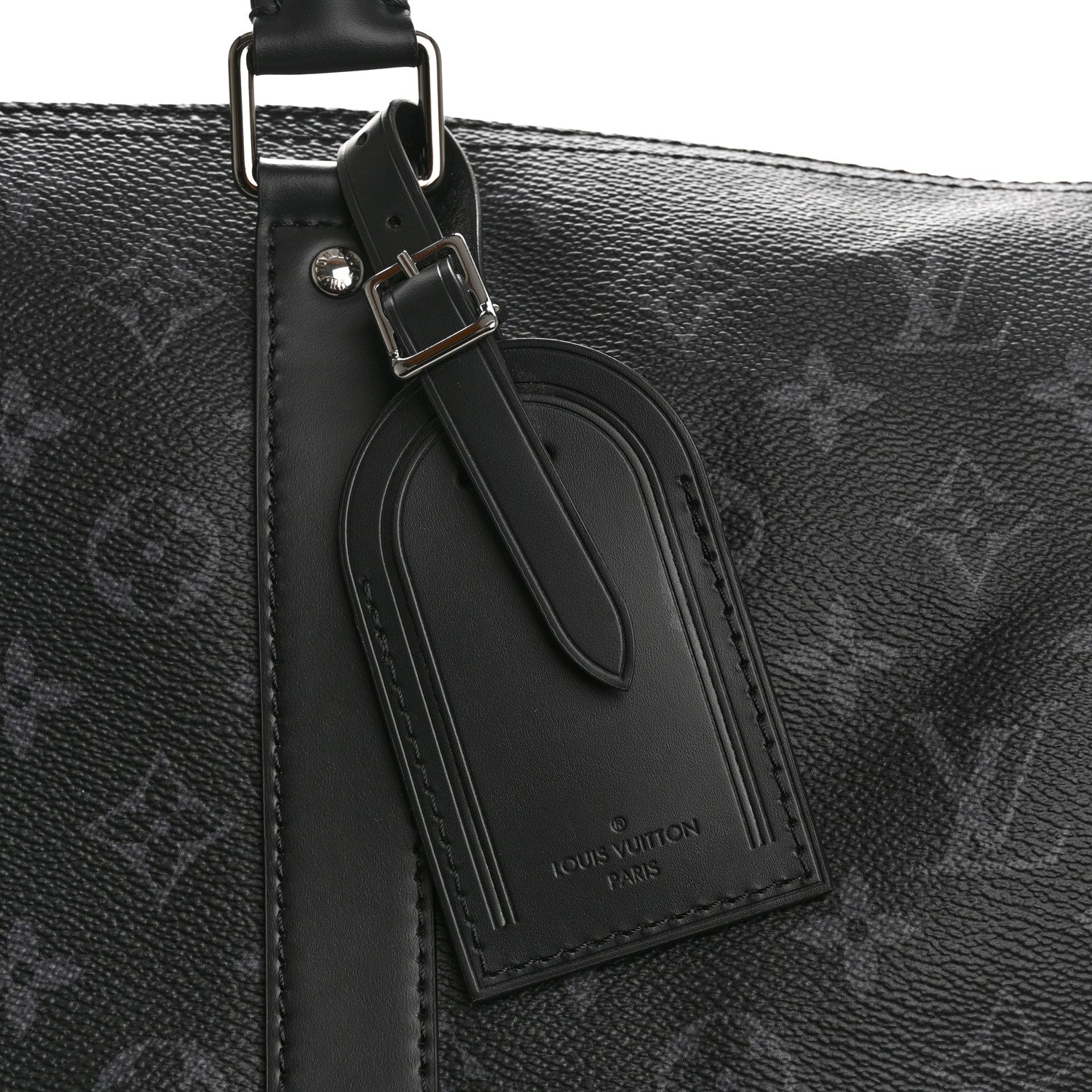 Louis Vuitton Monogram Eclipse Keepall Bandouliere 55 9 of 10