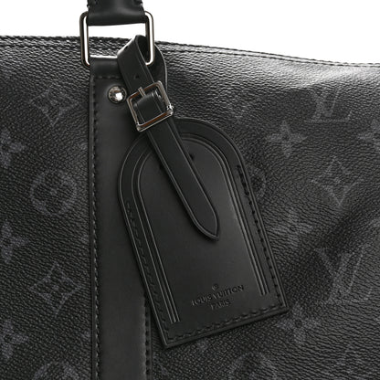 Louis Vuitton Monogram Eclipse Keepall Bandouliere 55 9 of 10
