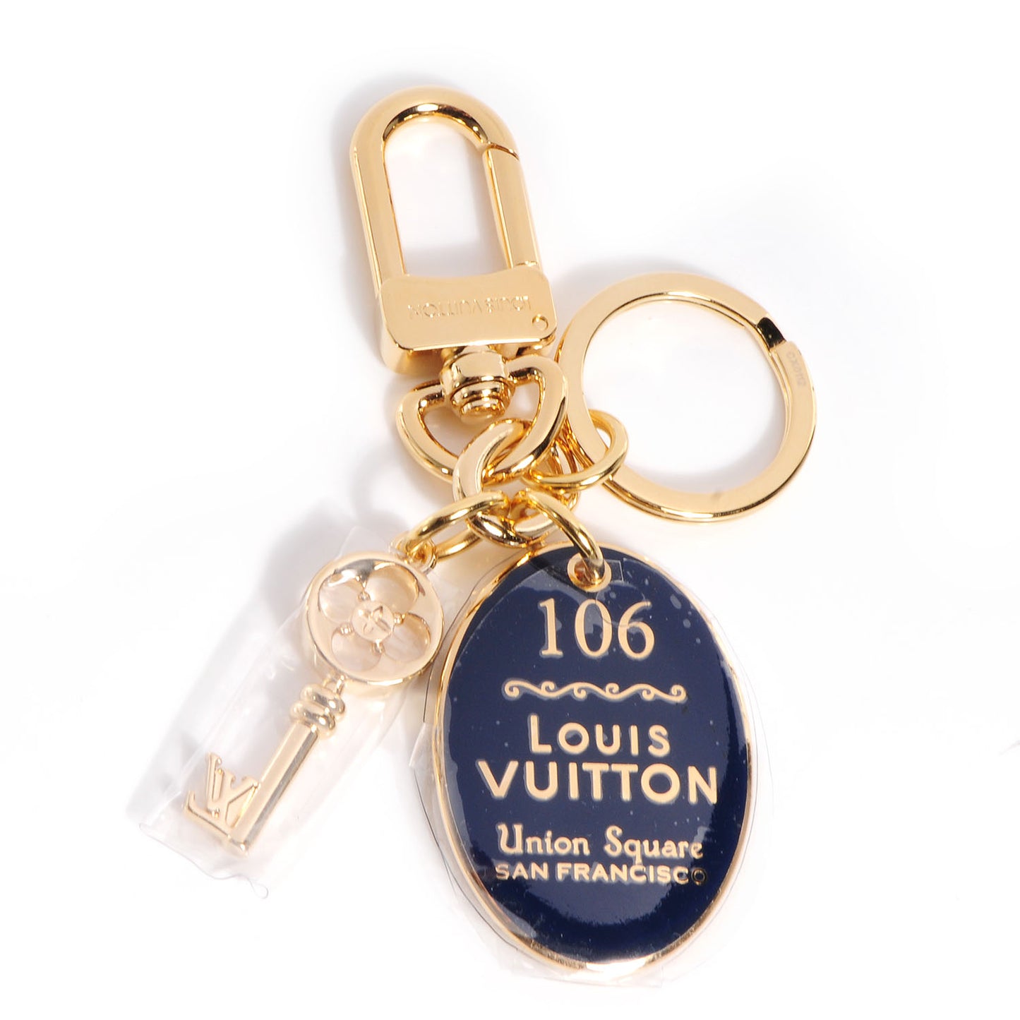 Enamel Union Square San Fransisco Maizeon Key Holder Navy