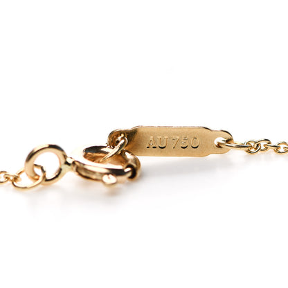 Tiffany 18K Yellow Gold Small Oval Key Pendant Necklace 5 of 6
