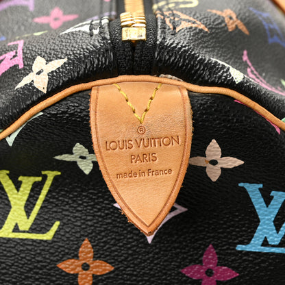 Louis Vuitton Monogram Multicolor Keepall 45 Black 5 of 12