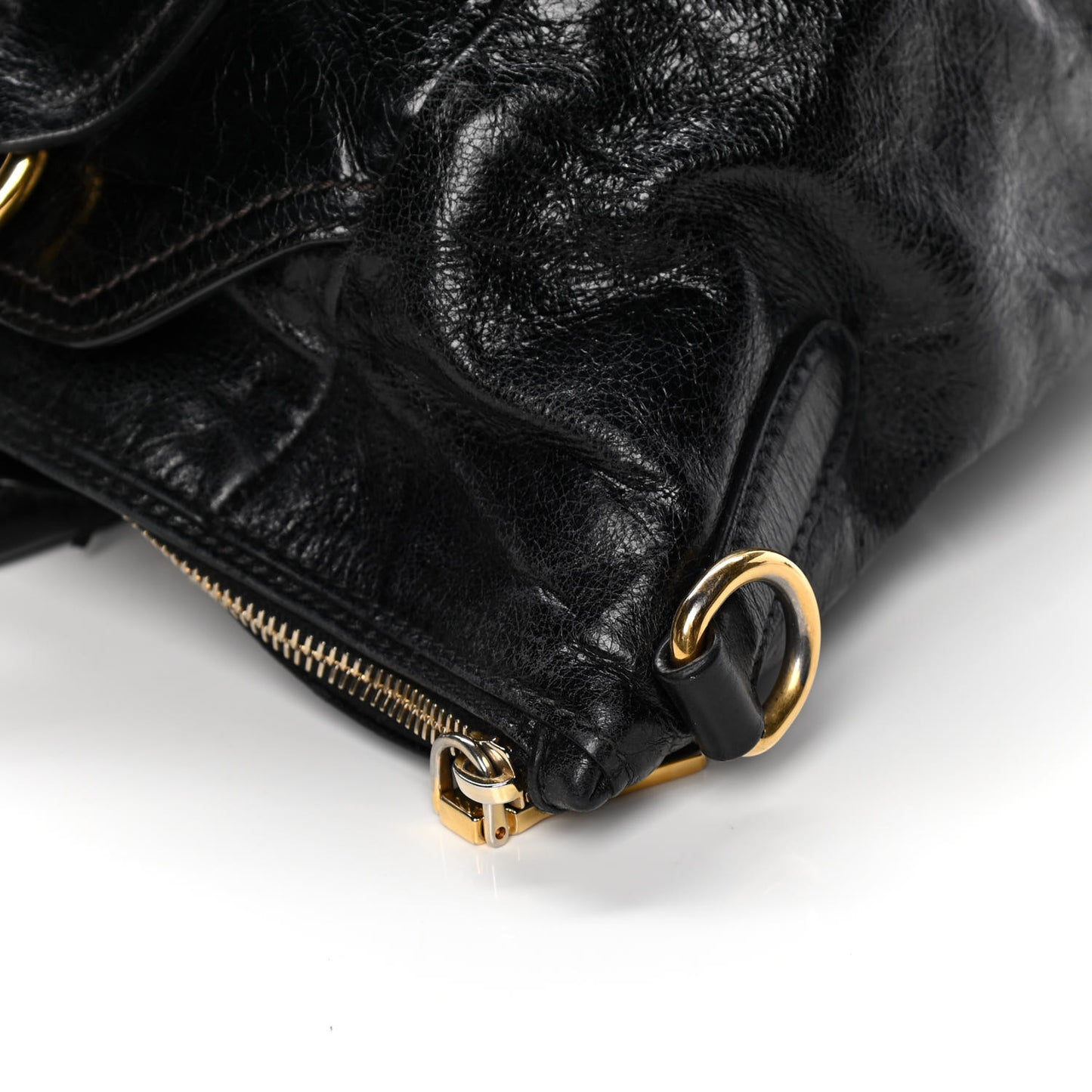 Vitello Shine Tote Black