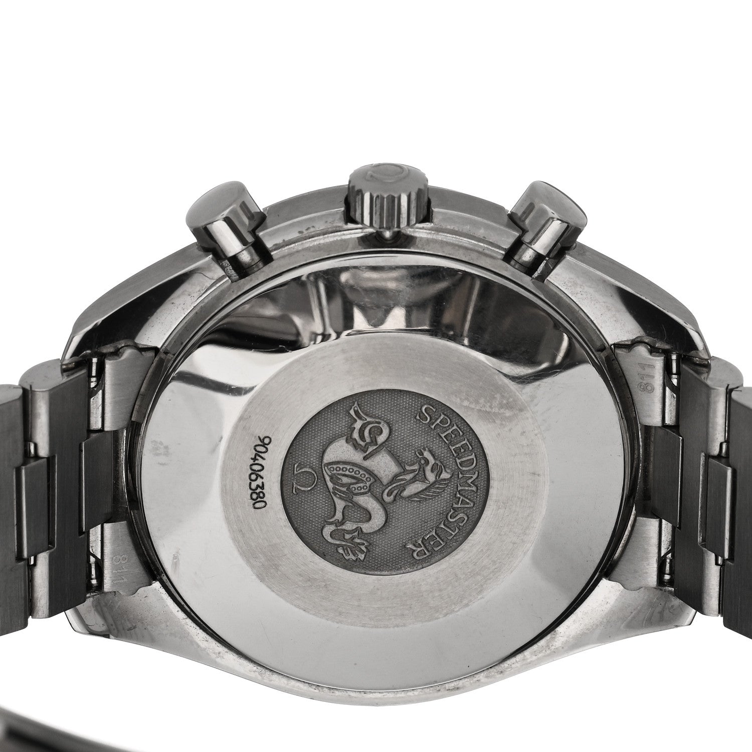 Omega Stainless Steel 39mm Speedmaster Chronograph Automatic Watch Black 3510.50.00 4 of 5