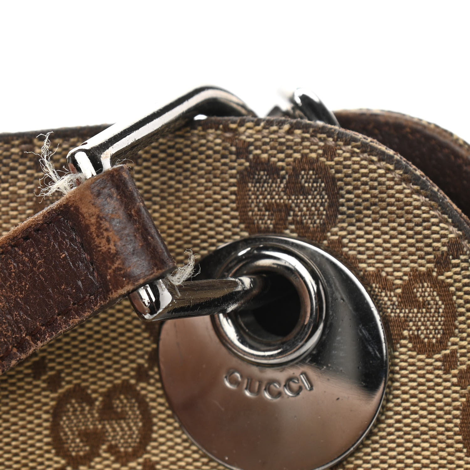 Gucci Monogram Medium Eclipse Shoulder Bag Dark Brown 16 of 16