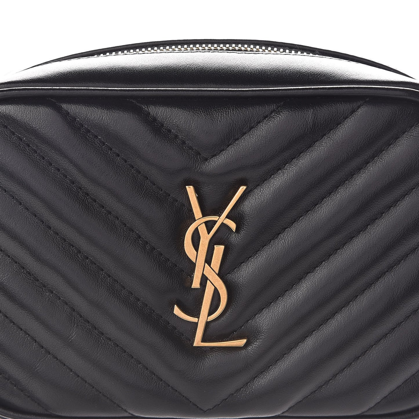 Calfskin Matelasse Monogram Lou Belt Bag Black