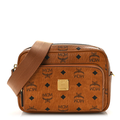 MCM Visetos Klassik Crossbody Bag Cognac 1 of 8