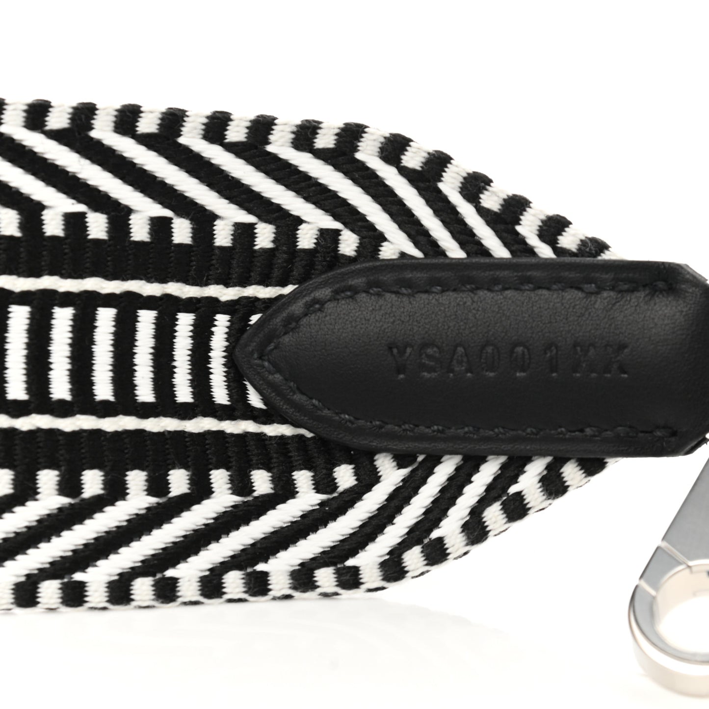 Toile Swift 50mm Sangle Cavale Shoulder Strap Black Ecru