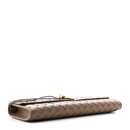 Bottega Veneta Nappa Intrecciato Long Andiamo Top Handle Clutch Pinecone 4 of 10