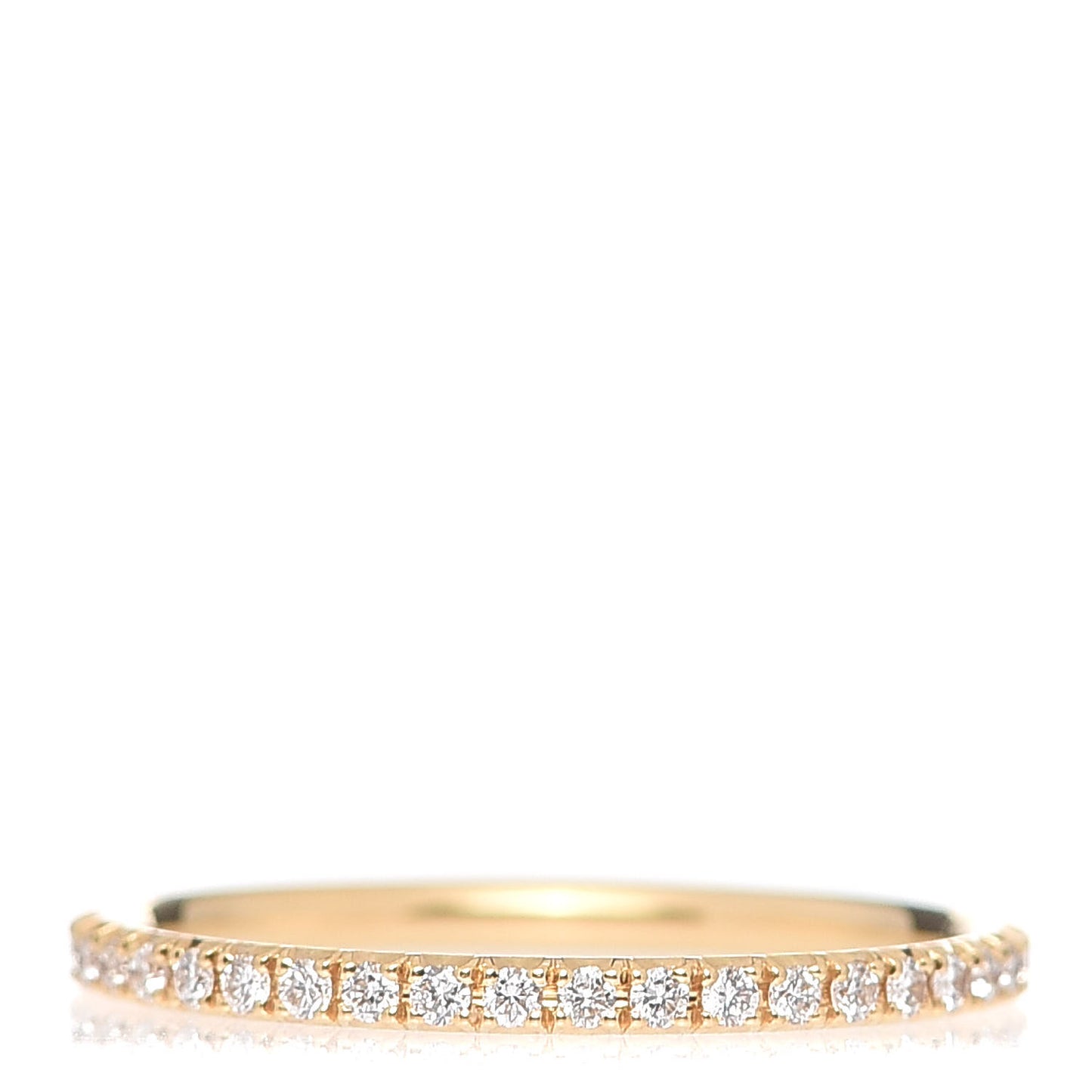 18K Rose Gold Diamond Metro Band Ring 50 5.5