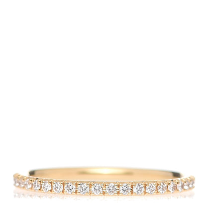 Tiffany 18K Rose Gold Diamond Metro Band Ring 50 5.5 3 of 5