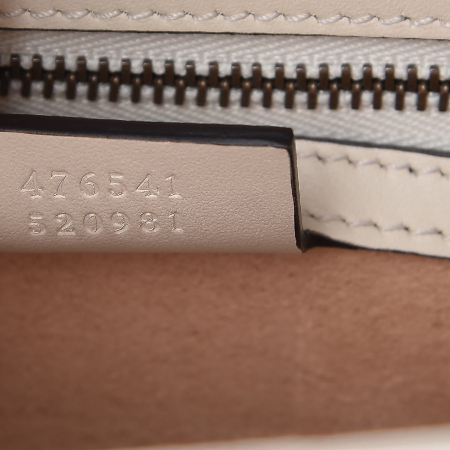 Gucci Calfskin Sylvie Web Small Queen Margaret Top Handle Bag White 8 of 10