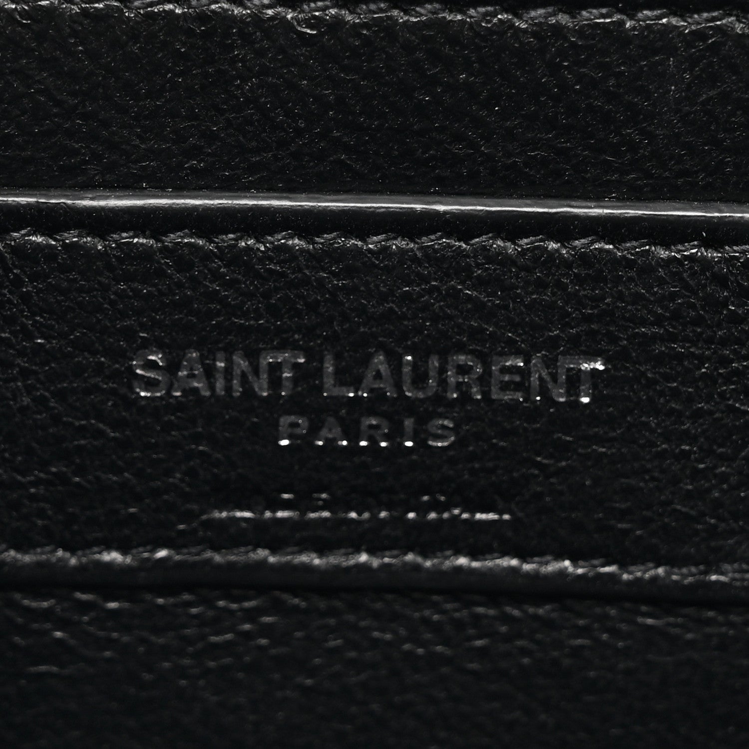 Saint Laurent Grain De Poudre Medium Classic Monogram Kate Satchel Earth Grey 6 of 15