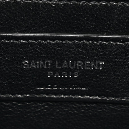 Saint Laurent Grain De Poudre Medium Classic Monogram Kate Satchel Earth Grey 6 of 15