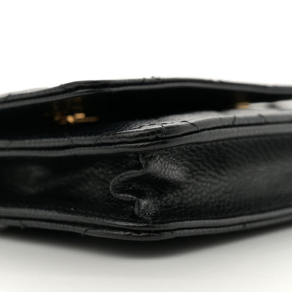Chanel Caviar Quilted Wallet on Chain WOC Black 9 of 10