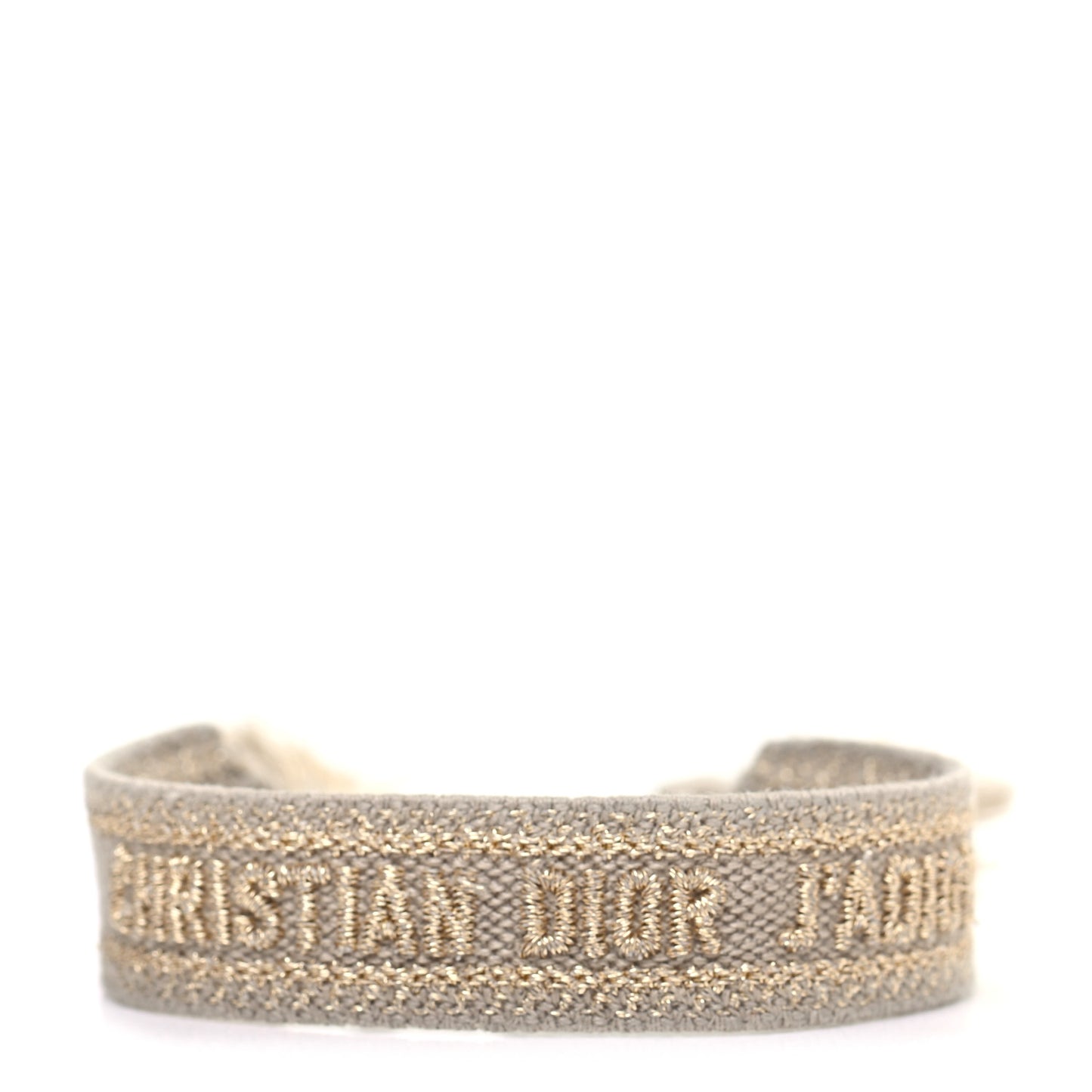 Woven Cotton J'Adior Friendship Bracelet Gold