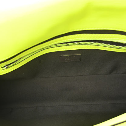 Fendi X MARC JACOBS Nappa FF 1974 Embossed Baguette Yellow Fluo 5 of 10
