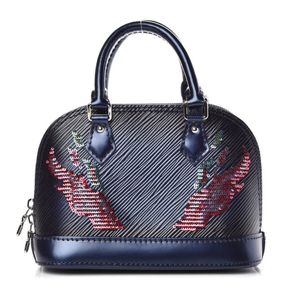 Louis Vuitton Epi Sequins Flame Alma Nano Blue Nuit 1 of 7