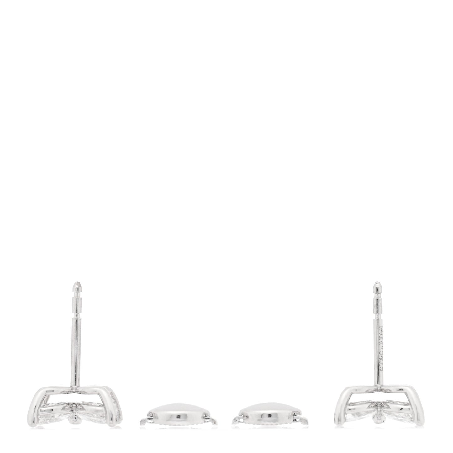 Platinum Diamond Large Victoria Earrings