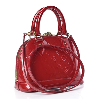 Louis Vuitton Vernis Alma BB Pomme D'Amour 3 of 11