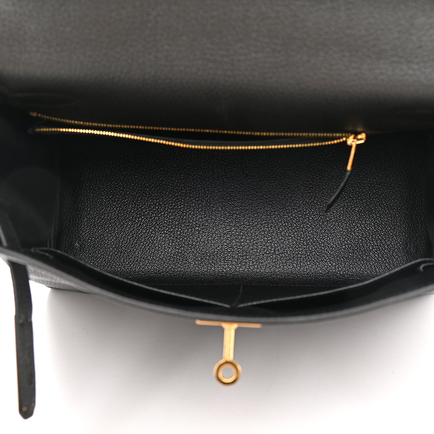 Hermes Togo Kelly Retourne 28 Black 4 of 12