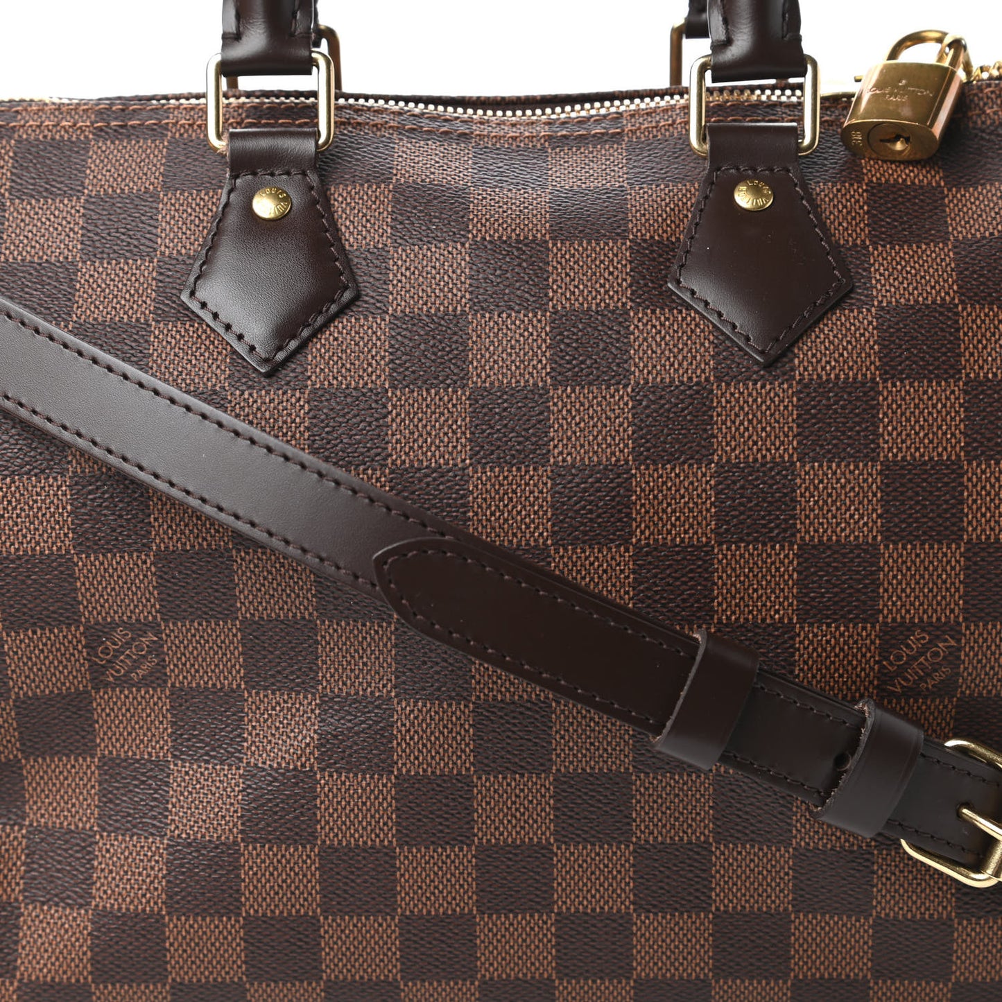 Damier Ebene Speedy Bandouliere 25