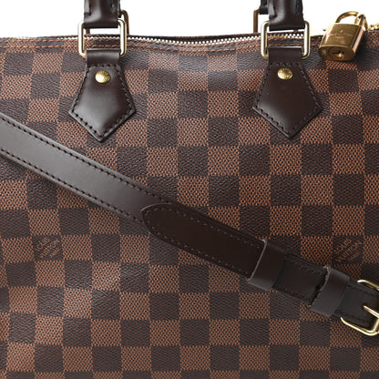 Louis Vuitton Damier Ebene Speedy Bandouliere 25 10 of 11