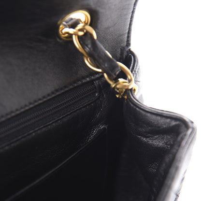 Chanel Lambskin Quilted Medium Single Flap Black 12 of 12