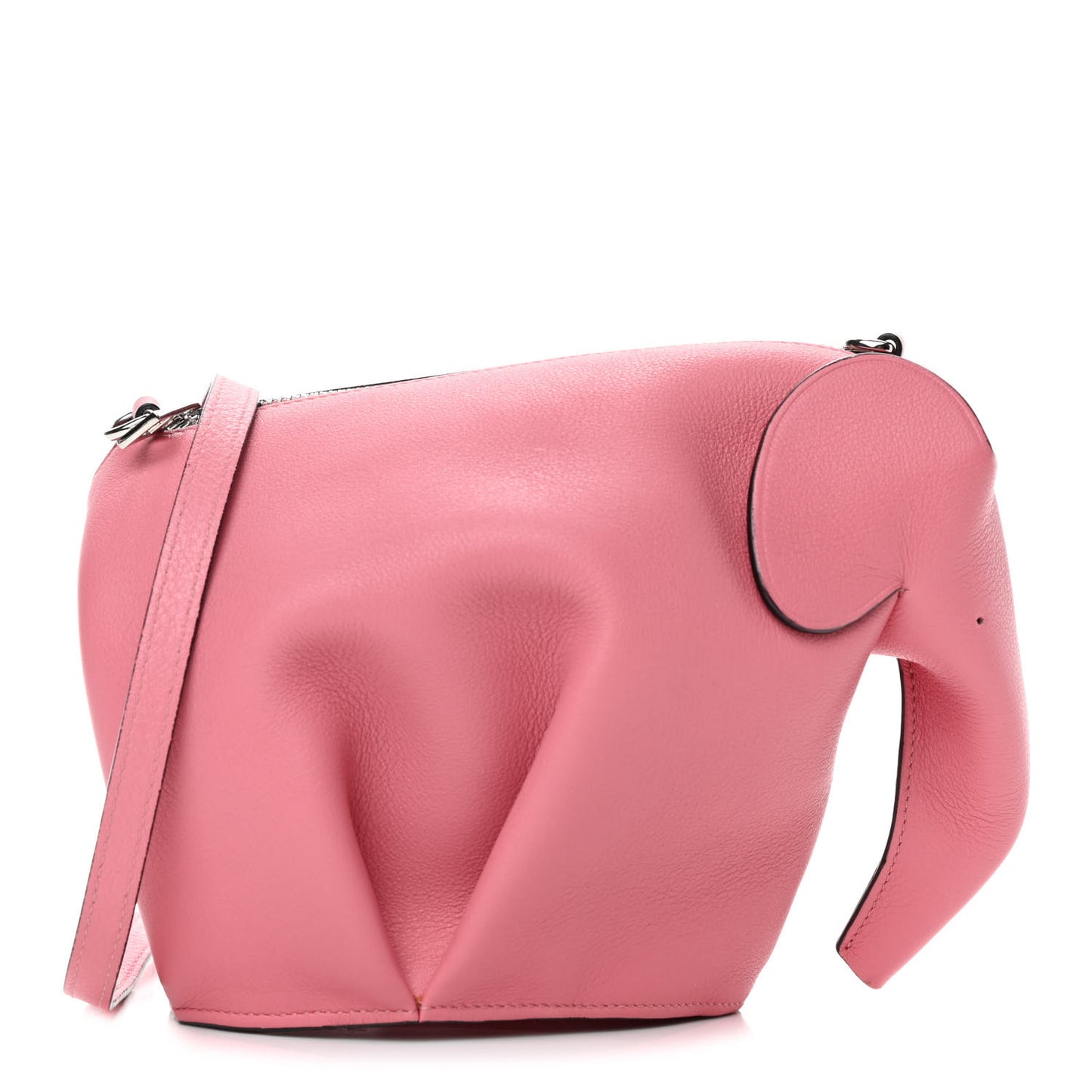 Calfskin Mini Elephant Crossbody Bag Candy